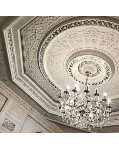 Luxury Moroccan-Inspired Plaster Ceiling Panel