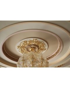 Exquisite Casablanca-Inspired Gypsum Plaster Ceiling