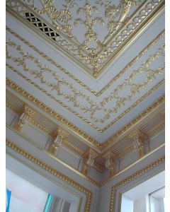 Luxury Moroccan-Inspired Plaster Ceiling - Handcrafted Perfection