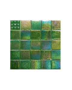 摩洛哥马赛克瓷砖-金色绿色光泽-30x30厘米