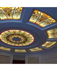 Luxury Moroccan Rose Plaster Ceiling 097 - Handmade Gypsum Design
