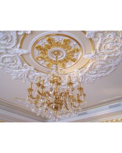 Elegant Moroccan Handmade Gypsum Plaster Ceiling