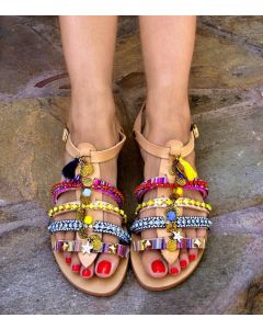 Sandalias boho de estilo bohemio - Modelo 022