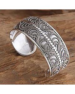 Moroccan Tuareg Berber Silver Geometric Bracelet