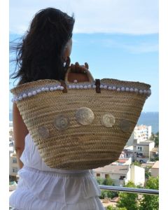 Moroccan Handwoven Eco-Friendly Handbag | Handbag Basket 026