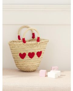 Moroccan Berber Handwoven Straw Handbag - Eco-Friendly & Customizable