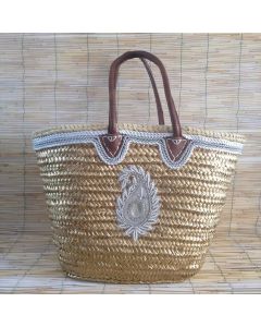 Moroccan Straw Handbag | Ethically Handmade Basket