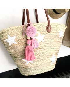 Eco-Friendly Moroccan Straw Handbag | Handcrafted Berber Women