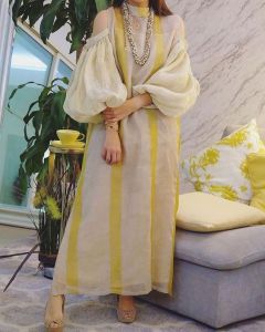Moroccan Embroidered Kaftan Dress 109 - Bohemian Chic Statement Piece