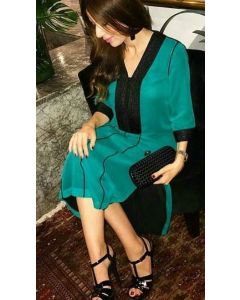 Boho Chic Embroidered Kaftan Dress | Moroccan Caftan