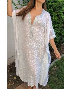 Moroccan Kaftan Beach Cover Up - Elegant and Versatile Style