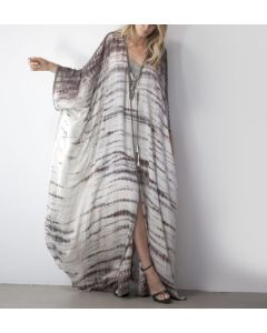 Moroccan Kaftan Dress 140 - Trendy Bohemian Chic Embroidered Style