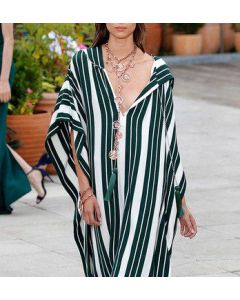 Moroccan Caftan Dress 147: Bohemian Elegance with Intricate Embroidery