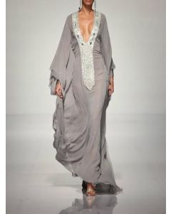 Moroccan Kaftan Inspired Beach Cover Up - Summer Maxi Dress
