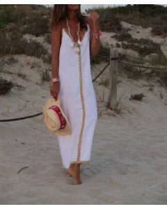 Moroccan Kaftan Inspired Silky Beach Cover Up