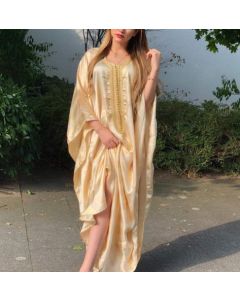 Exquisite Moroccan Embroidered Kaftan Dress 181 - Bohemian Chic SelectListItem.