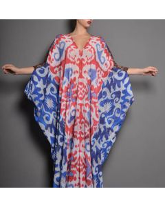 Exquisite Moroccan Kaftan Dress with Intricate Embroidery
