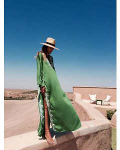 Moroccan Beach Caftan Cover Up - Luxury Kaftan for Beach Vacation
