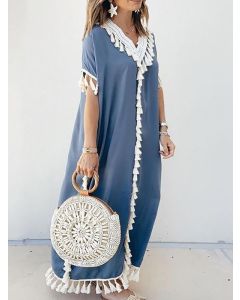 Exotic Embroidered Moroccan Kaftan Dress for Stylish Occasions.
