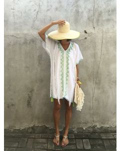 Chic Moroccan Kaftan Caftan Beach Cover Up - Elegant Design