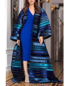 Moroccan Embroidered Kaftan Dress – Bohemian Chic Style