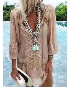 Stylish Moroccan Kaftan Beach Cover Up 010 - Silky, Flowy Design
