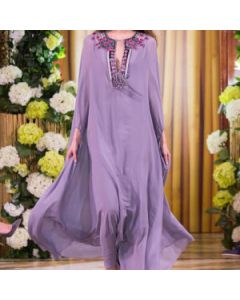 Bohemian Embroidered Moroccan Kaftan Dress 058 for Casual Style
