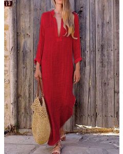 Moroccan Kaftan Dress with Unique Embroidery Pattern