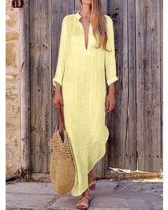 Exquisite Moroccan Kaftan Dress with Intricate Embroidery