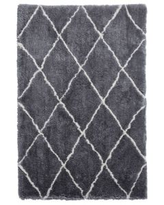 Handwoven Moroccan Beni Ourain Rug | Geometric Diamond Pattern