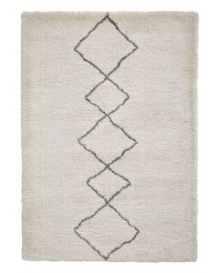 Moroccan Handwoven Beni Ourain Zigzag Rug
