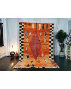 Authentic Berber Wool Rug - Handwoven Moroccan Masterpiece