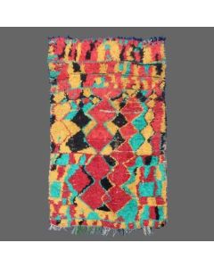Colorful Moroccan Berber Rug 026 – Handwoven Wool Masterpiece