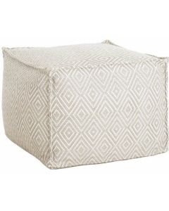 Luxury Handcrafted Diamond Pattern Moroccan Carpet Pouf
