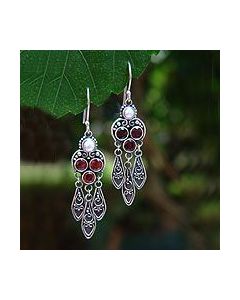 Sophisticated Handcrafted Moroccan Earrings with Geometric Patterns - Tuareg Design Integration