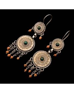 Tuareg Berber Earrings | Handcrafted Moroccan Geometric Design