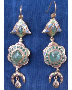 Moroccan Tuareg Berber Geometric Earrings | Handcrafted Cultural Jewelry
