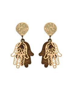 Berber Geometric Earrings - Handmade Moroccan Tuareg Jewelry