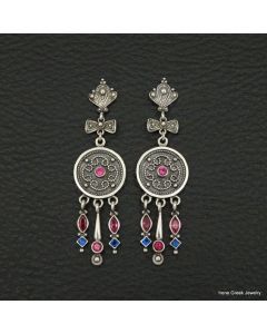 Moroccan Tuareg Berber Geometric Earrings | Handcrafted Ethnic Jewelry