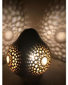 Moroccan Silver Metal Handmade Floor Lamp