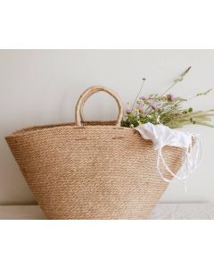 Exquisite Handcrafted French Market Basket | Eco-Friendly & Ethically Made