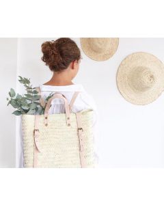 Handwoven Eco-Friendly French Market Basket