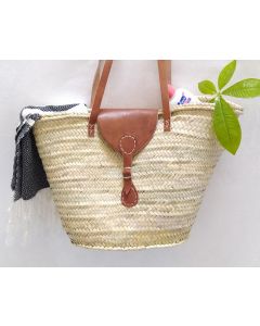 French Market Basket - Handwoven Eco-Friendly Alternative
