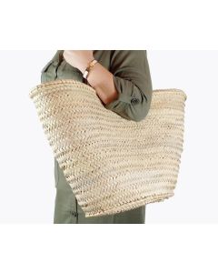 French Market Basket 157 - Handwoven Moroccan Berber Eco-Chic Tote