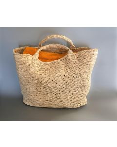 French Market Basket - Handcrafted Moroccan Eco-Friendly Tote