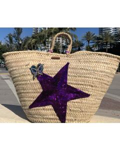 Handwoven French Market Basket - Sustainable and Stylish Ethical Alternative