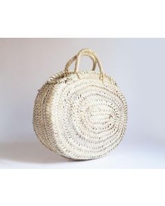 Handmade French Market Basket - Eco-Friendly Moroccan Berber Style