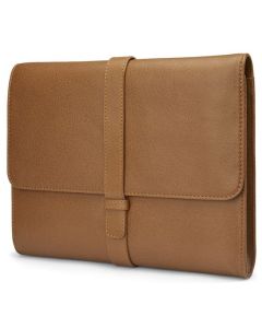 Handmade Dark Tan Moroccan Leather Laptop Bag - Premium Quality & Versatile Style