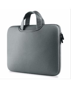 Gray Handmade Moroccan Leather Laptop Bag | Fez Tanneries