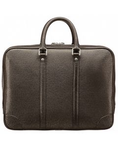 Dark Brown Genuine Leather Laptop Bag | Moroccan Handcrafted - Versatile & Stylish